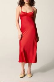 ROUJE PARIS Josephina Satin Dress - Rouge Garmentory at Garmentory